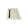 Redi Trench® 34 In x 48 In Barrier Free Tileable Shower Pan Base with Back Drain and Linear Trench