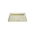 Redi Trench® 34 In x 48 In Barrier Free Tileable Shower Pan Base with Back Drain and Linear Trench