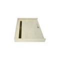 Redi Trench® 34 In x 48 In Barrier Free Tileable Shower Pan Base with Back Drain and Linear Trench