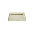 Redi Trench® 34 In x 48 In Barrier Free Tileable Shower Pan Base with Back Drain and Linear Trench