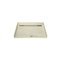 Redi Trench® 34 In x 48 In Barrier Free Tileable Shower Pan Base with Back Drain and Linear Trench