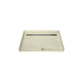 Redi Trench® 34 In x 48 In Barrier Free Tileable Shower Pan Base with Back Drain and Linear Trench