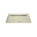 Redi Trench® 34 In x 60 In Barrier Free Tileable Shower Pan Base with Back Drain and Linear Trench