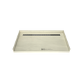 Redi Trench® 34 In x 60 In Barrier Free Tileable Shower Pan Base with Back Drain and Linear Trench
