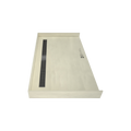 Redi Trench® 34 In x 60 In Barrier Free Tileable Shower Pan Base with Back Drain and Linear Trench