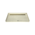 Redi Trench® 34 In x 60 In Barrier Free Tileable Shower Pan Base with Back Drain and Linear Trench