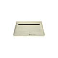 Redi Trench® 35 In x 48 In Barrier Free Tileable Shower Pan Base with Back Drain and Linear Trench