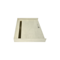 Redi Trench® 35 In x 48 In Barrier Free Tileable Shower Pan Base with Back Drain and Linear Trench