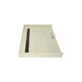 Redi Trench® 35 In x 48 In Barrier Free Tileable Shower Pan Base with Back Drain and Linear Trench
