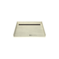 Redi Trench® 35 In x 48 In Barrier Free Tileable Shower Pan Base with Back Drain and Linear Trench
