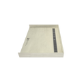Redi Trench® 36 In x 48 In Barrier Free Tileable Shower Pan Base with Back Drain and Linear Trench