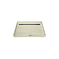 Redi Trench® 36 In x 48 In Barrier Free Tileable Shower Pan Base with Back Drain and Linear Trench
