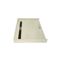 Redi Trench® 36 In x 48 In Barrier Free Tileable Shower Pan Base with Back Drain and Linear Trench