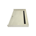Redi Trench® 36 In x 60 In Barrier Free Tileable Shower Pan Base with Back Drain and Linear Trench