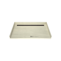 Redi Trench® 36 In x 60 In Barrier Free Tileable Shower Pan Base with Back Drain and Linear Trench
