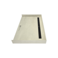 Redi Trench® 36 In x 60 In Barrier Free Tileable Shower Pan Base with Back Drain and Linear Trench