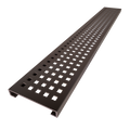 Base'N Bench® 36 In x 72 In Single Curb Tileable Shower Pan Base with Left Drain, Linear Trench, and Bench