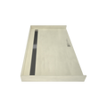 Redi Trench® 36 In x 63 In Barrier Free Tileable Shower Pan Base with Back Drain and Linear Trench