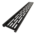 Redi Trench® 36 In x 72 In Double Threshold Corner Tileable Shower Pan Base with Left Drain and Linear Trench