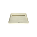 Redi Trench® 37 In x 48 In Barrier Free Tileable Shower Pan Base with Back Drain and Linear Trench