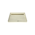 Redi Trench® 37 In x 48 In Barrier Free Tileable Shower Pan Base with Back Drain and Linear Trench