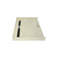 Redi Trench® 37 In x 48 In Barrier Free Tileable Shower Pan Base with Back Drain and Linear Trench