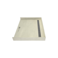 Redi Trench® 37 In x 48 In Barrier Free Tileable Shower Pan Base with Back Drain and Linear Trench