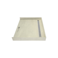 Redi Trench® 38 In x 48 In Barrier Free Tileable Shower Pan Base with Back Drain and Linear Trench