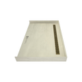 Redi Trench® 38 In x 60 In Barrier Free Tileable Shower Pan Base with Back Drain and Linear Trench