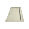 Redi Trench® 38 In x 63 In Barrier Free Tileable Shower Pan Base with Back Drain and Linear Trench