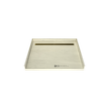 Redi Trench® 39 In x 48 In Barrier Free Tileable Shower Pan Base with Back Drain and Linear Trench