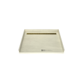 Redi Trench® 39 In x 48 In Barrier Free Tileable Shower Pan Base with Back Drain and Linear Trench