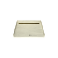 Redi Trench® 39 In x 48 In Barrier Free Tileable Shower Pan Base with Back Drain and Linear Trench