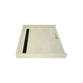 Redi Trench® 40 In x 48 In Barrier Free Tileable Shower Pan Base with Back Drain and Linear Trench