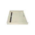 Redi Trench® 40 In x 48 In Barrier Free Tileable Shower Pan Base with Back Drain and Linear Trench
