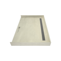 Redi Trench® 40 In x 60 In Barrier Free Tileable Shower Pan Base with Back Drain and Linear Trench