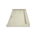 Redi Trench® 40 In x 60 In Barrier Free Tileable Shower Pan Base with Back Drain and Linear Trench