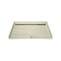 Redi Trench® 40 In x 63 In Barrier Free Tileable Shower Pan Base with Back Drain and Linear Trench