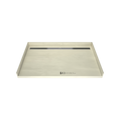 Redi Trench® 40 In x 63 In Barrier Free Tileable Shower Pan Base with Back Drain and Linear Trench