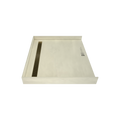 Redi Trench® 41 In x 48 In Barrier Free Tileable Shower Pan Base with Back Drain and Linear Trench