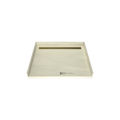 Redi Trench® 41 In x 48 In Barrier Free Tileable Shower Pan Base with Back Drain and Linear Trench