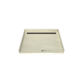 Redi Trench® 41 In x 48 In Barrier Free Tileable Shower Pan Base with Back Drain and Linear Trench