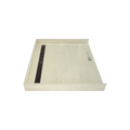 Redi Trench® 41 In x 48 In Barrier Free Tileable Shower Pan Base with Back Drain and Linear Trench