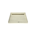 Redi Trench® 42 In x 48 In Barrier Free Tileable Shower Pan Base with Back Drain and Linear Trench