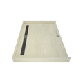 Redi Trench® 42 In x 60 In Barrier Free Tileable Shower Pan Base with Back Drain and Linear Trench