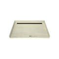 Redi Trench® 42 In x 60 In Barrier Free Tileable Shower Pan Base with Back Drain and Linear Trench