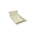 Base'N Bench® 42 In x 72 In Single Curb Tileable Shower Pan Base with Left Drain, Linear Trench, and Bench