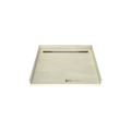Redi Trench® 43 In x 48 In Barrier Free Tileable Shower Pan Base with Back Drain and Linear Trench