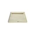 Redi Trench® 45 In x 48 In Barrier Free Tileable Shower Pan Base with Back Drain and Linear Trench