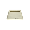 Redi Trench® 45 In x 48 In Barrier Free Tileable Shower Pan Base with Back Drain and Linear Trench
